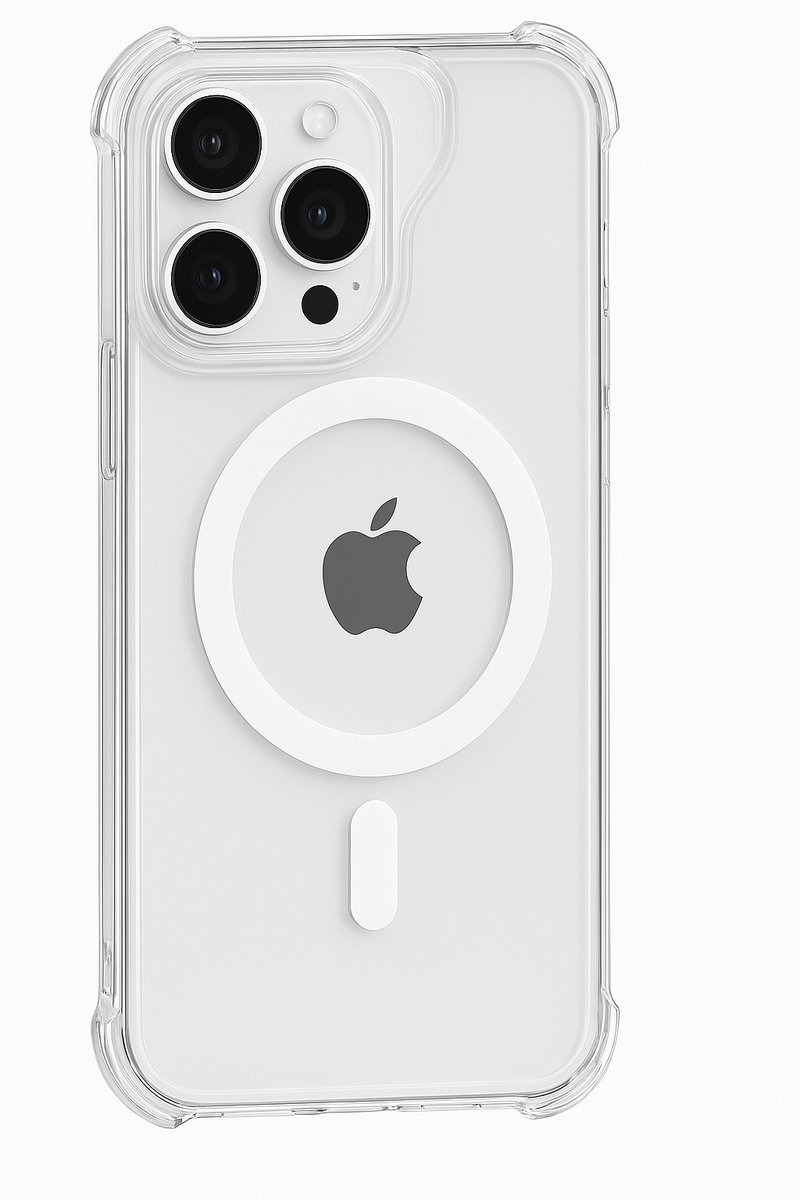 iPhone 16 Shockproof - case hoesje doorzichtig - iPhone 16 shock proof - hoesje backcover transparant 1x Gratis Glass Screenprotector