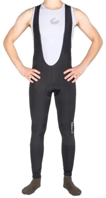 21Virages - Cuissard long Embrum avec peau de chamois - Homme - Zwart - Taille XL