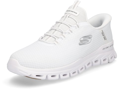 Baskets à enfiler Skechers Glide-Step Noxus pour homme, blanches
