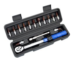 Momentsleutel set - Verstelbare torsiesleutel - Precisie reparaties - Afleesbare schaal - 2-24 Nm - One Color