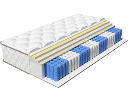 Elekiatech Matras 90 x 190 cm-22 cm dik - Eenpersoonsmatrassen - Anti-Allergische - Pocketvering Matras met 9-laags Composietstructuur