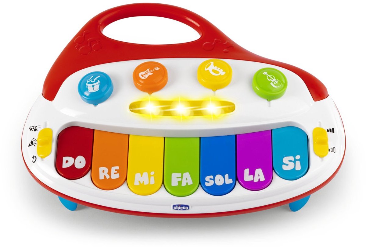 Chicco Mijn Eerste Piano Orkest - Muzikaal Speelgoed met Licht en Geluid (1-4 Jaar)