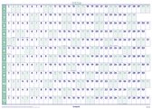Brepols JAARPLANNER 2026 [1.853] - Jaar planner - Posterformaat - 82 x 59 cm