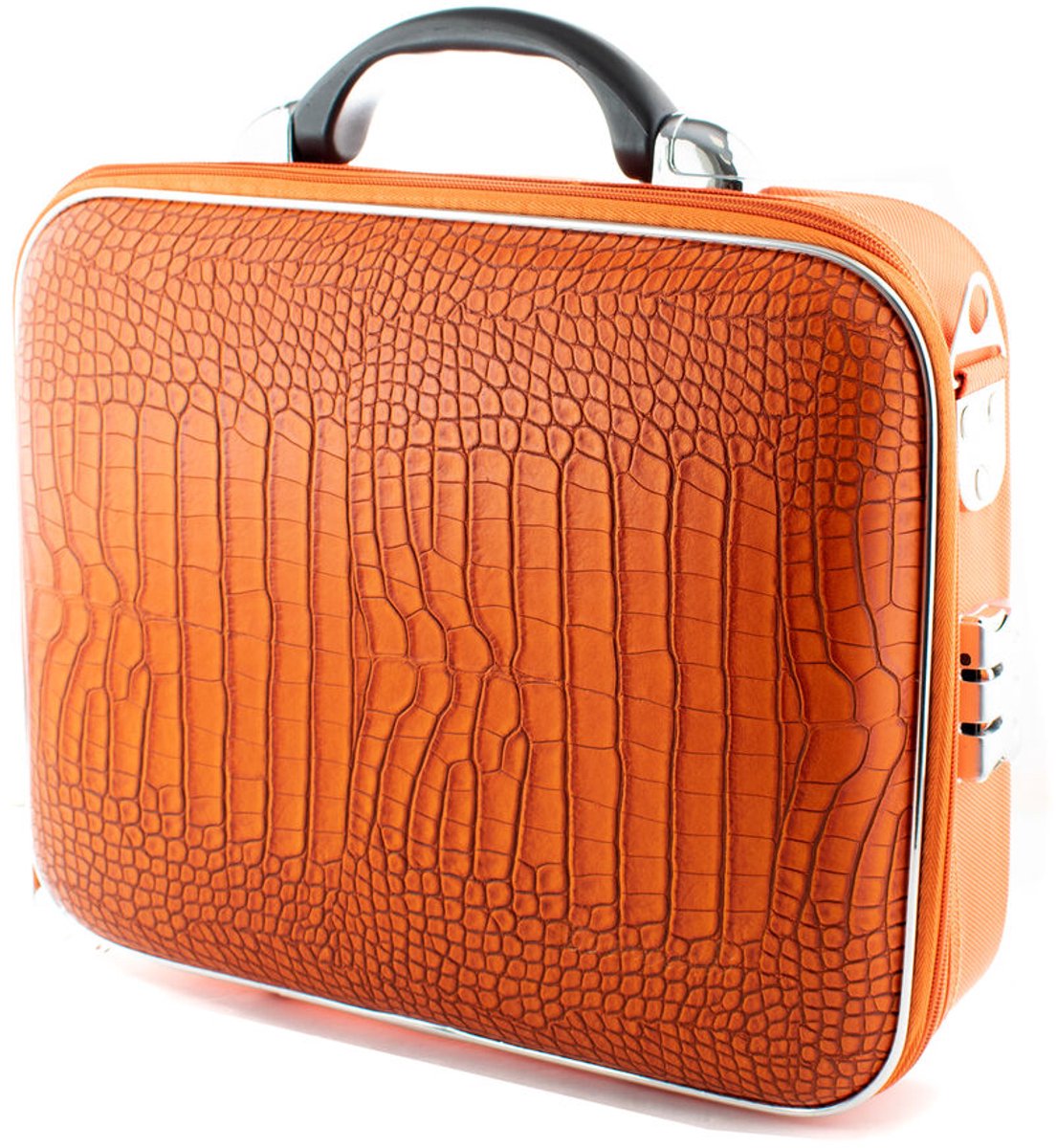 Bombata Handbagage tas CHUBBY MINI CROCO Rood