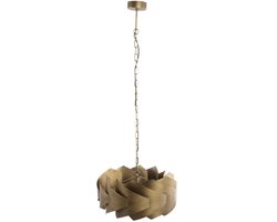 PTMD Arix Hanglamp - 52 x 52 x 26 cm - Metaal - Goud