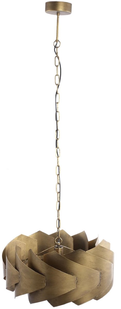 PTMD Arix Hanglamp - 52 x 52 x 26 cm - Metaal - Goud