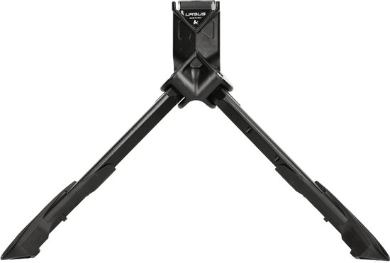 Ursus Dubbele fietsstandaard - mechanische innovatie - 300mm - zwart - maximale stabiliteit