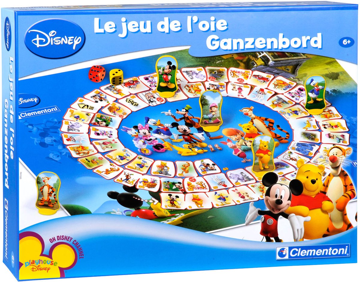 Clementoni Bordspel - Ganzenbord Disney - Gezelschapsspel voor Familie - Kinderen vanaf 6 Jaar — afbeelding 2