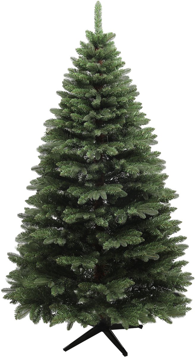 HOMCOM-Weihnachtsbaum-Kunststoff, Stahl-Ø120 x 180H cm-Grün