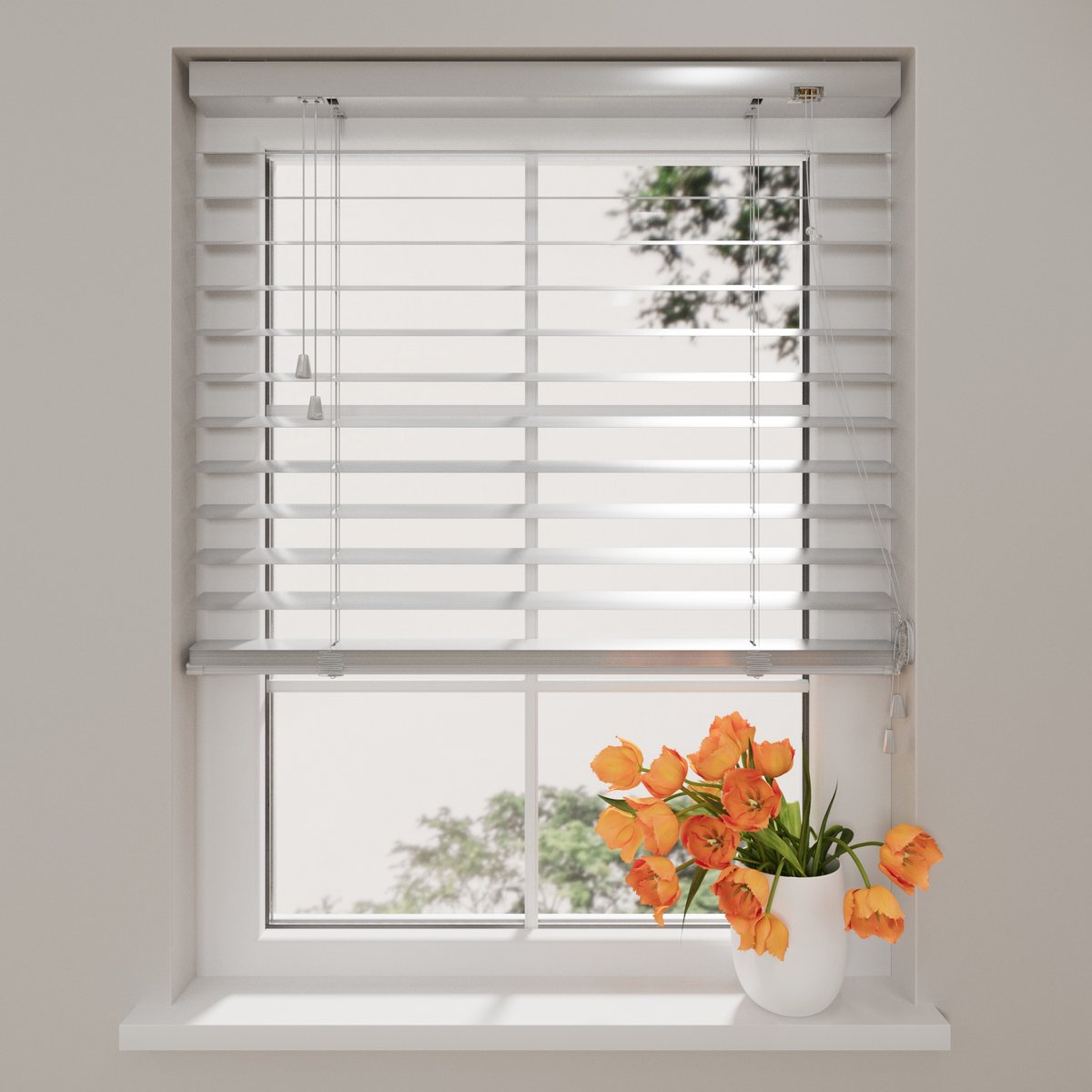 Aluminium Jaloezie Easy Matte - 50 mm - Grey - 240 x 180