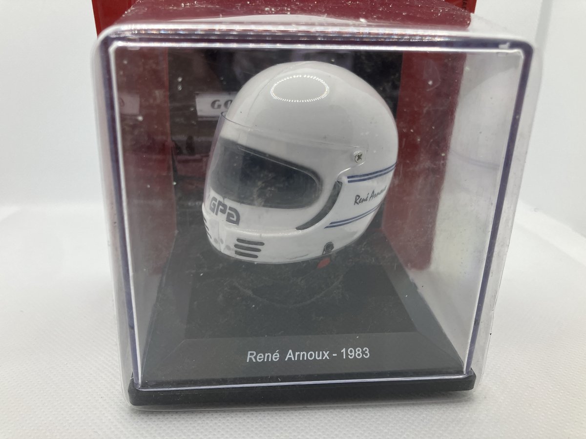 Spark Models - Helm - F1 - Rene Arnoux - Ferrari - 1983 - 1:5