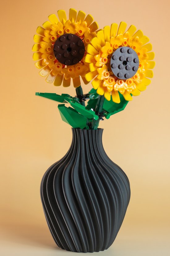 Mini vase pour fleurs Lego - Zwart - Maerc Design