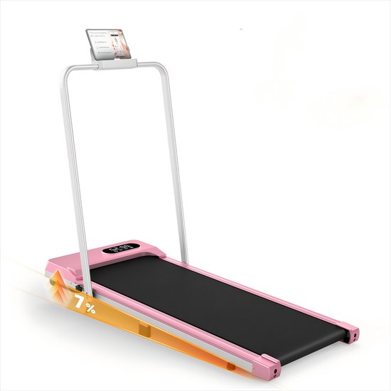 3 Loopband 3 in 1 8 km/u Roze Inklapbaar met Helling - 3 - €129,99