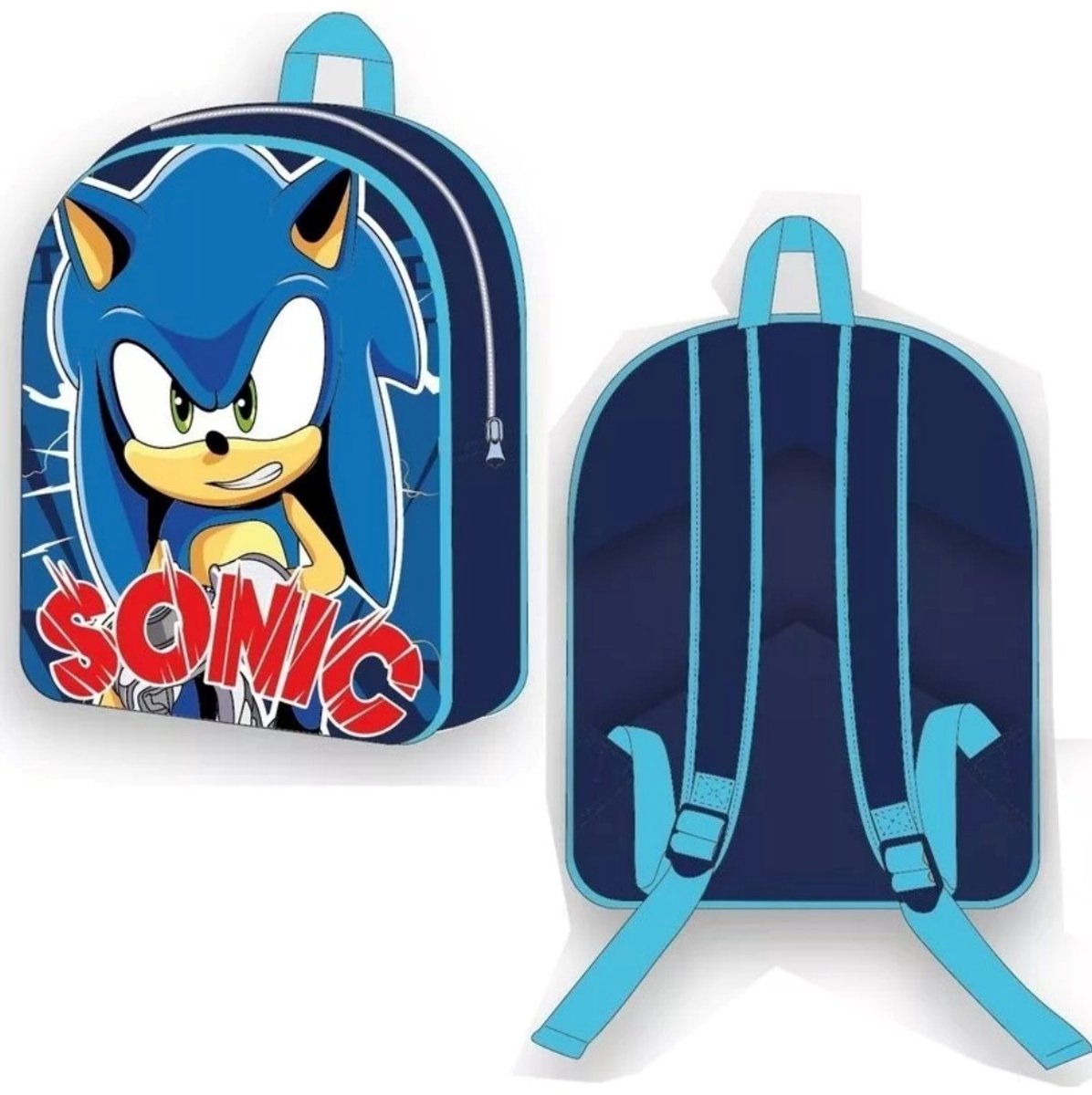 Mojang Studios Sonic De Egelrugzak 40 Cm Blauw
