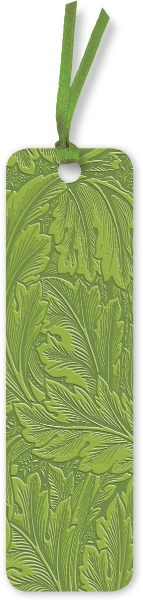 Flame Tree Bookmarks (Artisan Art)- William Morris: Acanthus Artisan Art Vegan Leather Bookmarks (pack of 10)