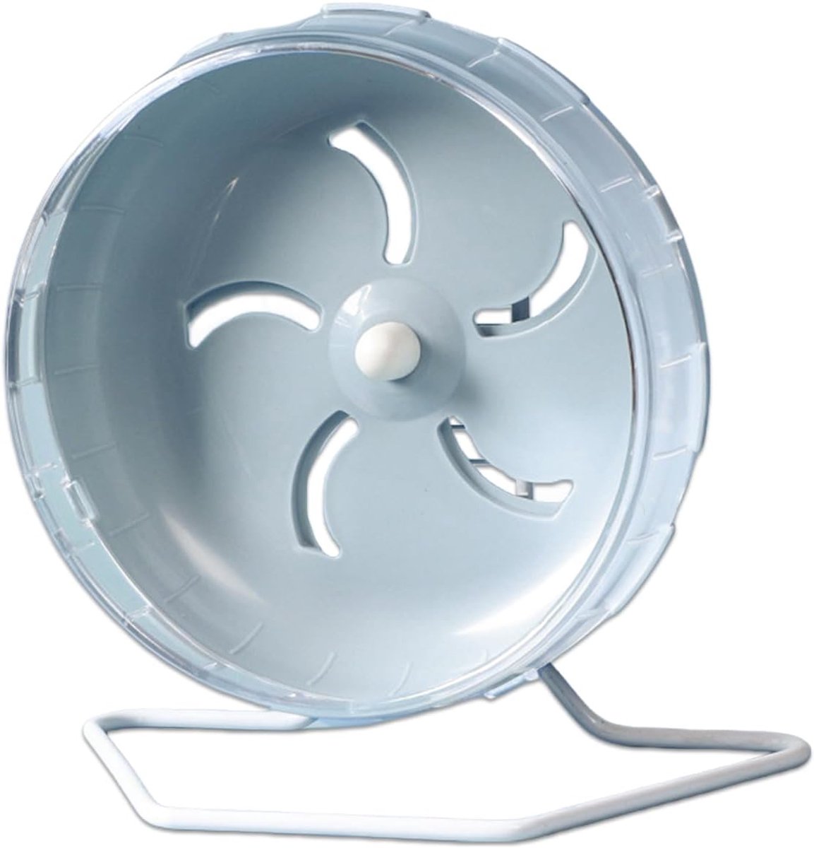 hamster-hamster speelgoed-Hamsterwiel Stil - Groot Gerbil Egelwiel - Verstelbaar - Staand - Stil - Draaibaar - Hamster Loopwiel - Voor Chinchilla's - Dwergdieren - Kleine Dieren - Kooi Oefening -（ Blauw-17cm）