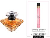 Lancôme Trésor Eau de Parfum + Cadeau - Trésor Eau de Parfum 100ml & La Vie est Belle L'Elixir Eau de Parfum 10ml Cadeau – Damesgeur – 110ml