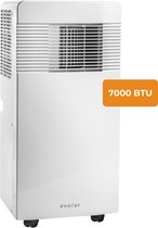 Evolar Mobiele Airco - 3-in-1 - 7000 BTU - met Luchtontvochtiger - incl. Raamafdichtingskit - WiFi - Voor Slaapkamer - EVO-07CW
