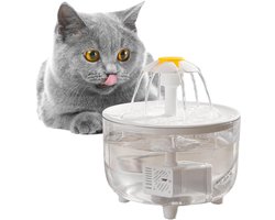 Kattendrinkfontein, ultra stille kattendrinkfontein, automatische drinkfontein, elektrische drinkdispenser met automatisch filter, 1200 ml - USB, voor katten en kleine honden (transparant, één maat) Kattendrinkfontein, ultra stille kattendrinkfontein, automatische drinkfontein, elektrische drinkdispenser met automatisch filter, 1200 ml - USB, voor katten en kleine honden (transparant, één maat)