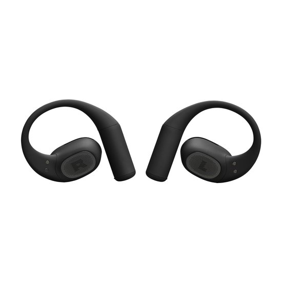 Écouteurs JBL Sense Lite noirs avec crochets d'oreille, résistants aux éclaboussures (IP54).