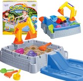 Bol.com Woopie - 2in1 Zand & watertafel + graafmachine + 9 accessoires aanbieding