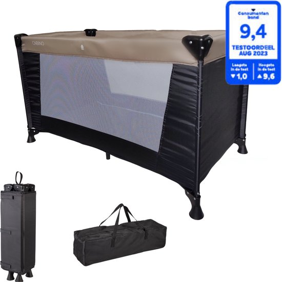 Cabino Campingbedje / Reisbedje – 120 x 60 cm - Clay