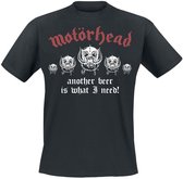 T-shirt noir Lemmy's Lounge pour homme, 50e anniversaire de Motörhead, Another Beer