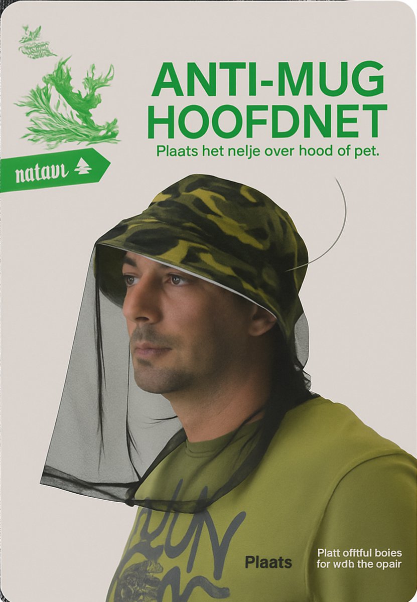 Goedkoopste Bon Voyage - Anti mug hoofdnet - Tegen insecten