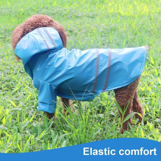 Ranphy Waterdichte hondenregenjas voor middelgrote grote honden Reflecterende verstelbare ademende jassen mesh lijn poncho kleding buitensporten huisdier vest jas labrador regenkleding met hoge Ranphy Waterdichte hondenregenjas voor middelgrote grote honden Reflecterende verstelbare ademende jassen mesh lijn poncho kleding buitensporten huisdier vest jas labrador regenkleding met hoge