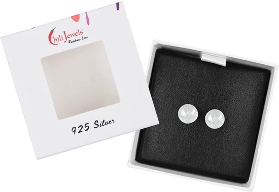 Boucles d'oreilles Cristal de Roche 6 mm