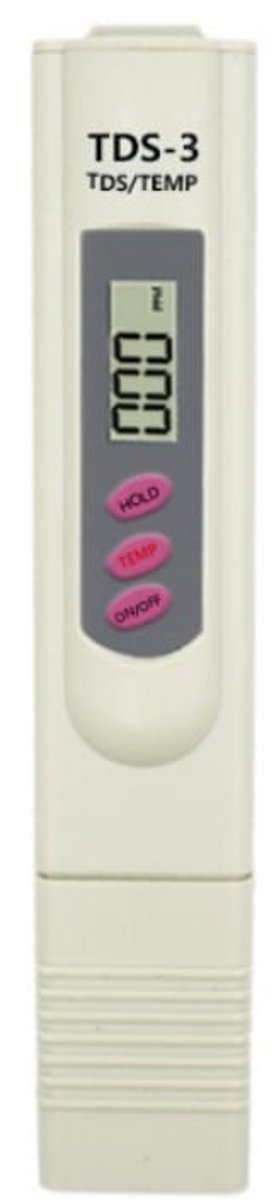 WiseGoods Premium Digitale TDS Meter – Waterkwaliteitsmeter Voor Aquarium, Drinkwater En Hydroponics – Nauwkeurige Meting
