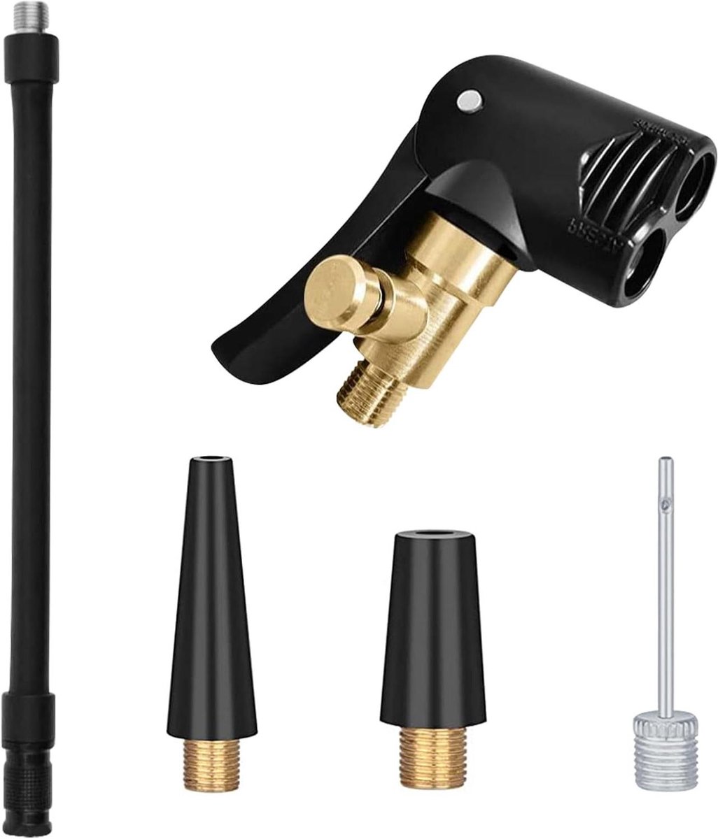 Bandenpomp slangset met adapters voor auto, fiets, motorfiets en meer