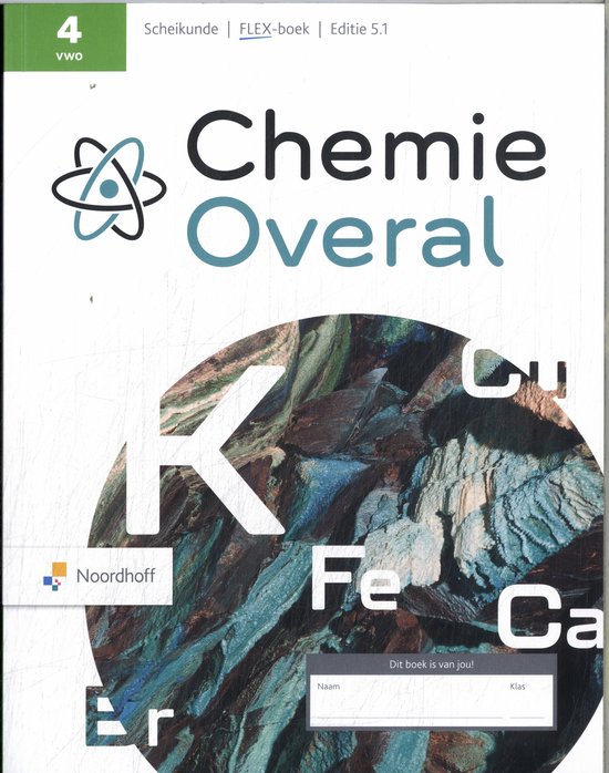 Chemie Overal 4 vwo scheikunde Flex-boek - cover