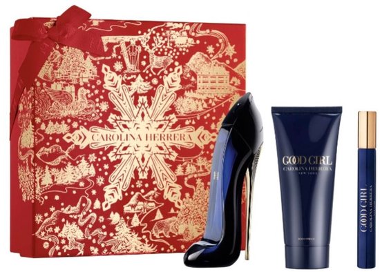 Carolina Herrera Good Girl Eau de Parfum 80ml + Body Lotion 100ml + Eau de Parfum 10ml Gift Set
