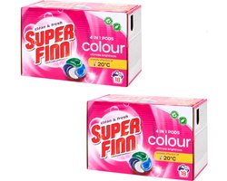 Superfinn 4-in-1 pods Kleur 18 wasbeurten X2
