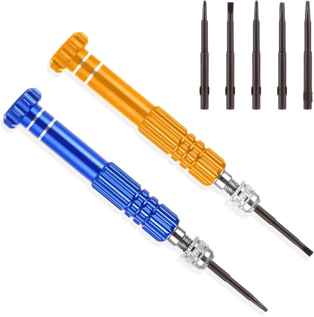Allecto Plus - Mini Schroevendraaier Set (2 Stuks) voor Brilreparatie – Fijne Schroevendraaierset voor Horloges, Sieraden en Elektronica