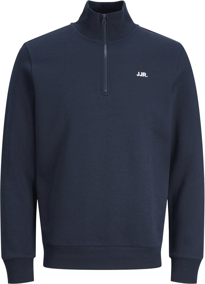 JACK&JONES JREBREBEL LOGO SWEAT HALF ZIP Jongens Vesten Sky Captain