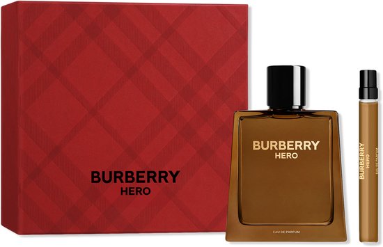 Burberry Hero Giftset - 100 ml eau de parfum spray + 10 ml eau de parfum tasspray - cadeauset voor heren