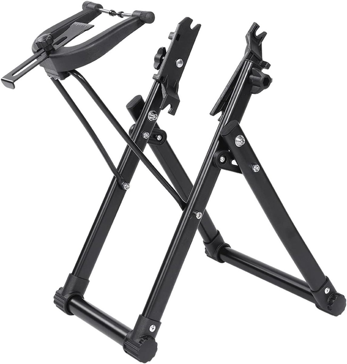 JGS Premium - Aluminium Fietsstandaards voor Mountainbikes en Fietsen - Reparatie- en Montagestandaards voor Hobbymonteurs met Richtopties