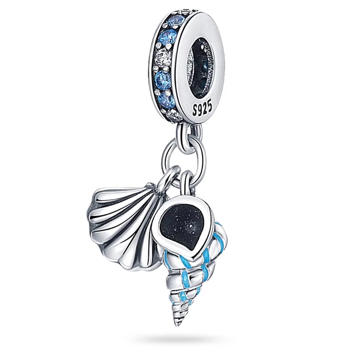 Bedel - schelp - strand - zomer - blauw - dames - tiener - ibiza