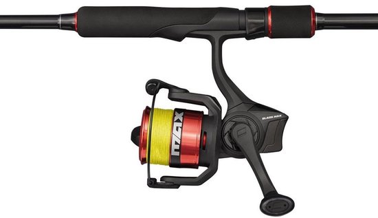Abu Garcia Black Max Spinning Combo 2.13m (10-30g) - Spinhengel van Merkloos — afbeelding 2