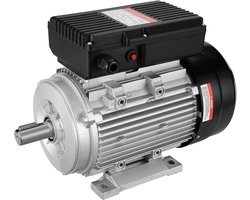2,2 kW Elektromotor met 2800 Toeren per Minuut – 220-240 V Wisselstroom – 13,8 A – 90 L – B3 Behuizing – Einfasige Luchtcompressormotor – 24 mm V-snedeas