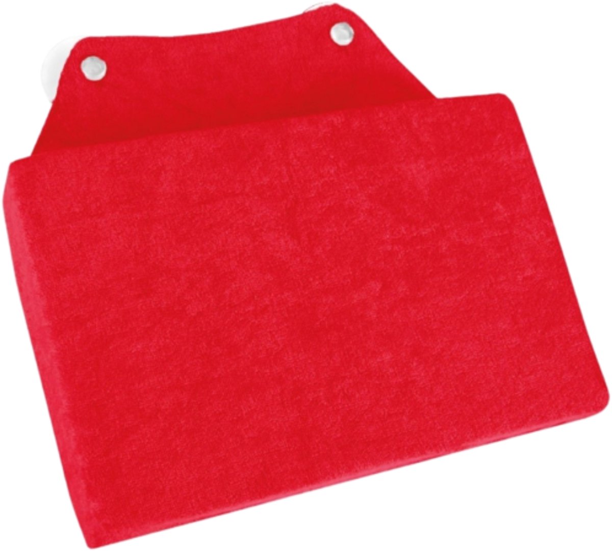 Badkussen Sweet Dreams rood 25 x 16 cm
