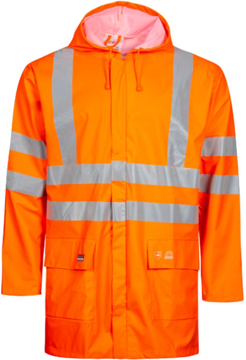 Lyngsøe Rainwear Hi-Vis regenjas PU- Kwaliteit