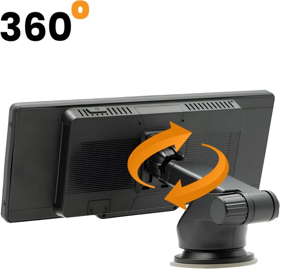 Draagbare 8,88 inch autoradio met Carplay Android Auto, HD-Carplay-scherm voor auto's met achteruitrijcamera, bluetooth, GPS-navigatie, spiegellink, spraakbediening, AUX, FM, muziek-/videoweergave