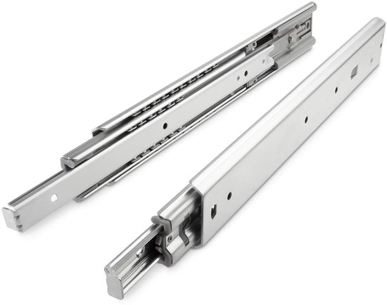 1 Paar SOTECH Schwerlastauszüge KV2 200 H76 L500 NF 508 mm Schwerlast Vollauszug belastbar bis 200 Kg