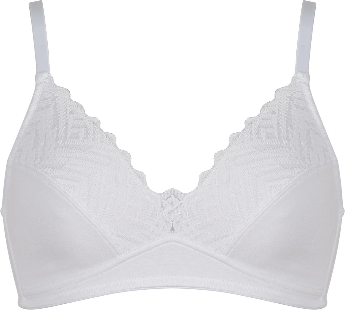 Naturana soft BH zonder beugels maat 85D wit