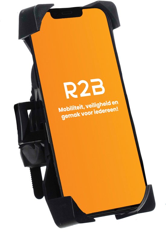 R2B Telefoonhouder Fiets - Gsm Houder Fiets - Fietshouder - Fiets Telefoonhouder - Smartphone Houder Fiets - Fiets Accessoires - Phone Holder Bike