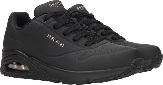 Baskets Femme Skechers Uno Stand On Air - Noir / Noir - Taille 36