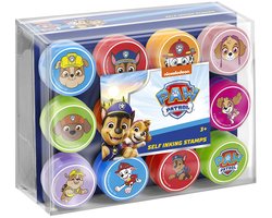 PAW Patrol Totum 12 stempels zelfinktend - stempelen met Chase Marshall en Skye - creatief speelgoed meisjes en jongens junior - knutselen junior